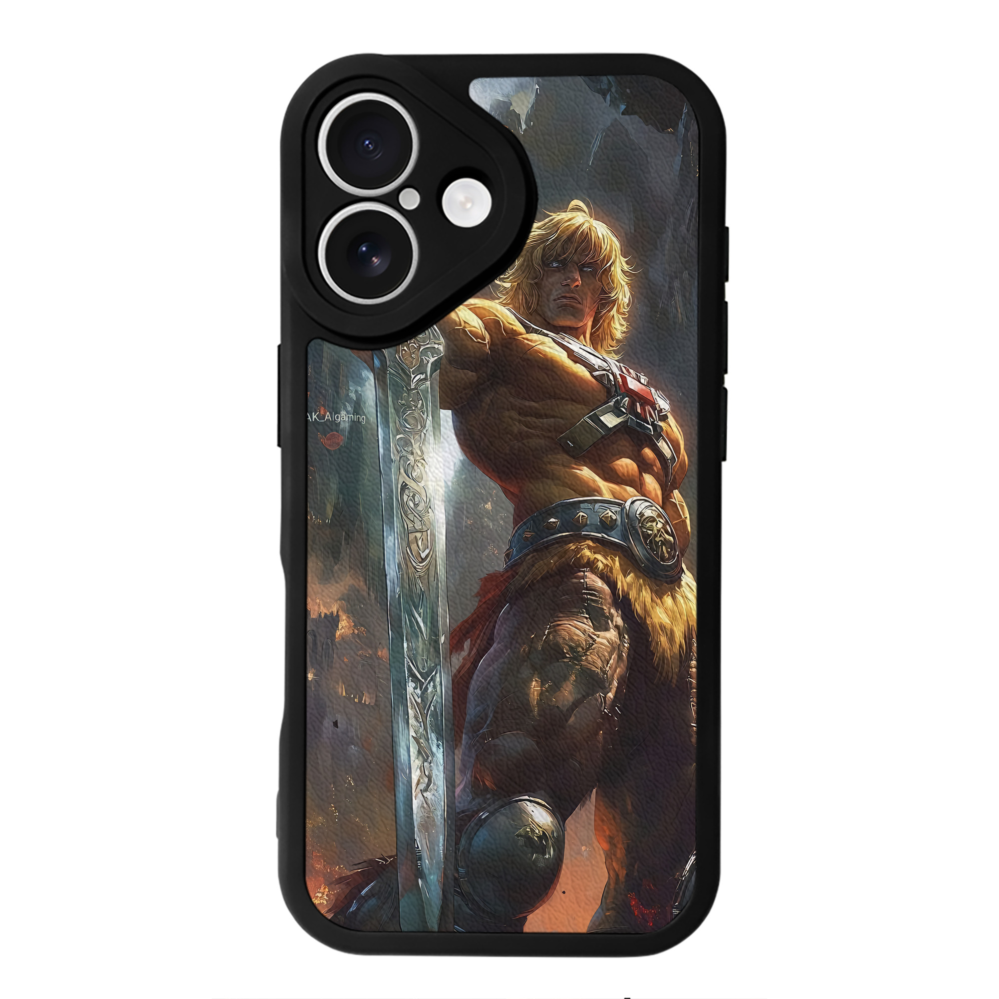（画像用） 北斗の拳 Fist of the North Star 【iPhone 16シリーズ対応】シリコンスマホケース（レザー調） 材質：シリコン